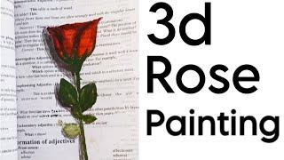 3D Rose Painting