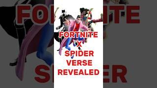 NEW FORTNITE SPIDERVERSE SKINS #fortnite #fortniteskins #spiderverse