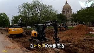 来到美国最糟糕的杰克逊市 我真的被吓到了 密西西比首府 第24期