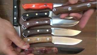 Bark River Fox River and Gunny knife