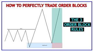 How to trade using the ORDER BLOCK STRATEGY (order block rules) | SMART MONEY CONCEPTS