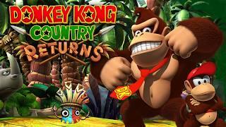 Donkey Kong Country Returns HD - Full Game 100% Walkthrough (No Damage)