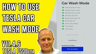 How to Use Tesla Car Wash Mode