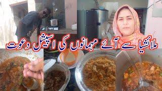 Malaysia sy ay mehmano k liy great dawat/Husband k sath challange/Shumaila vlogs