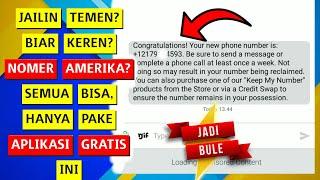 Cara Buat Nomor Luar Negeri Gratis | Nomor Kosong Gratis Bisa Buat Telegram