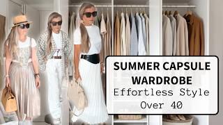 Capsule Wardrobe ESSENTIALS for Women Over 40 This Summer