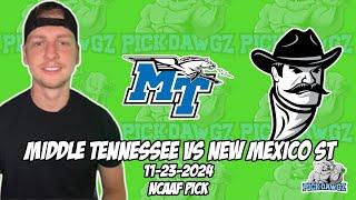 New Mexico State vs Middle Tennessee 11/23/24 College Football Picks & Predictions | Week 13 NCAAF