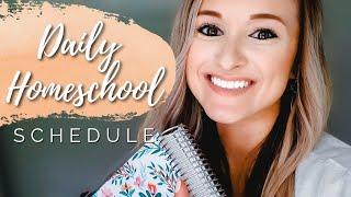 DAILY HOMESCHOOL SCHEDULE PLANNING // Simple Routine + How I Block Schedule Our Days