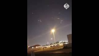 صواريخ ايران في سماء العاصمة القطرية الدوحة