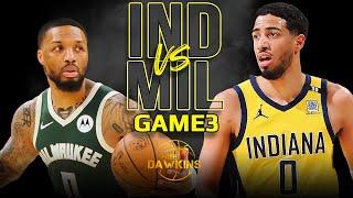 Milwaukee Bucks vs Indiana Pacers Game 3 Full Highlights | 2024 ECR1 | FreeDawkins