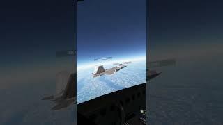 F-22 Raptor Formation Descent in VR | Microsoft Flight Simulator #msfs2020 #vr #f22