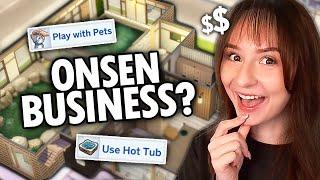 I try running an ONSEN in The Sims 4 Businesses & Hobbies