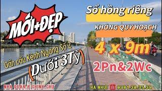 (ĐÃ BÁN)Bán Nhà Quận 8 Sổ hồng riêng |Không Quy Hoạch|Không Lộ Giới 2Pn&2WcĐường Bình Đông Hẻm 2m