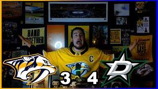 Predators fan reacts to Stars game (Game 1)  10/10/24