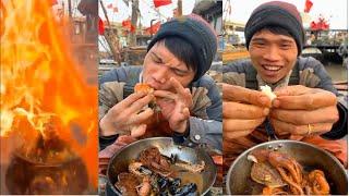 Chinese people eating - Street food - "Sailors catch seafood and process it into special dishes" #44