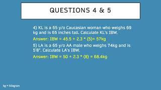 Calculating IBW & AdjBW Tutorial