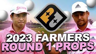 Round 1 Prize Picks Props: 2023 Farmers Insurance Open - Top Props to Target for Wednesday w/ Gsluke