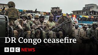 Rebels declare ceasefire in DR Congo for ‘humanitarian reasons’ | BBC News