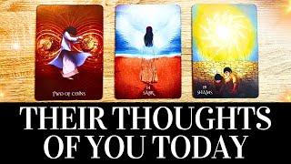 PICK A CARD  Their THOUGHTS Of YOU Today  What Is On Their Mind? ️ Love Tarot Reading Soulmate