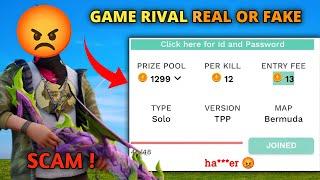 Game Rival app real or fake full details  | free fire new tournament app | game rival app