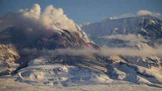 One of the largest volcanoes in Russia's Kamchatka Peninsula erupts