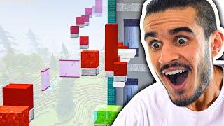 پارکور ماینکرافت ولی اگه وایسی ، میلاد میمیره - Minecraft parkour but you Die if you Stop