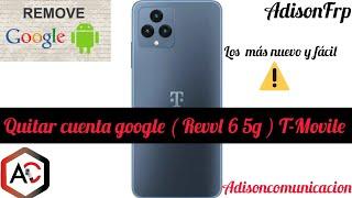 Quitar cuenta Google Revvl 6 5g | T-Mobile