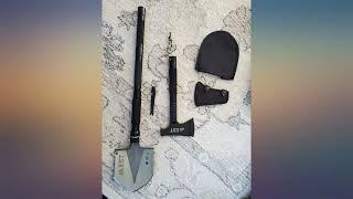 EST Gear Camping Axe and Survival Shovel Military Heavyduty Folding Compact review