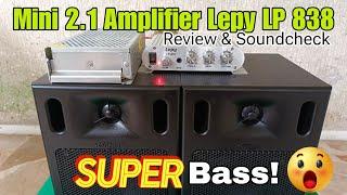 Lepy LP 838 Amplifier Review [2.1 Super Bass]