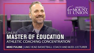 Mount Union M.Ed. in Athletic Coaching | Mike Fuline