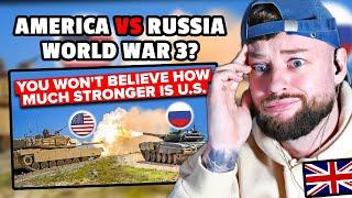 Scared British Guy Reacts to " USA vs Russia Military Power 2024"