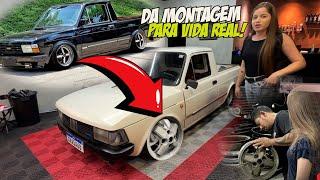 RODAS FABRICADAS PARA O FIAT 147 DA LEKA! ESSE CARRO VAI FICAR INCRÍVEL