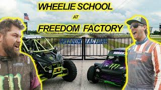 I TAUGHT CLEETUS MCFARLAND TO WHEELIE AT FREEDOM FACTORY!