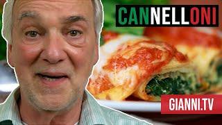 Spinach and Ricotta Cannelloni, Italian recipe - Gianni's North Beach