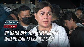 Sara Duterte flies to Netherlands following father's arrest