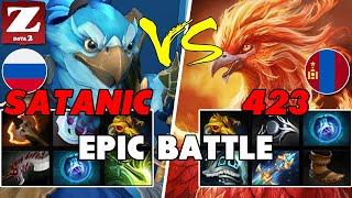 SATANIC (KEZ) Carry vs 423 (PHOENIX) Mid - Battle Of Pro Dota 2 Players - Z Dota 2 Channel