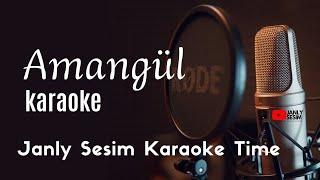 AMANGUL KARAOKE - TURKMEN KARAOKE - JANLY SESIM KARAOKE TIME TURKMEN MINUS