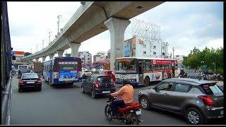 LB Nagar to Uppal - Bus Journey Visuals - ComeTube