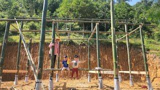 How to design and complete the construction of a new bamboo house frame | Chúc Thị Duyên