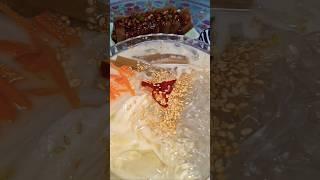 션하고고소한#콩국물묵말이#호록#같이먹어요#후딱#요리##It's delicious if you grind beans and sesame seeds and make jelly.
