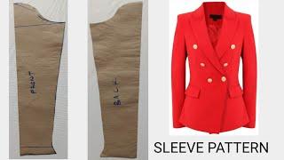 HOW TO DRAFT A BASIC SLEEVE PATTERN | BEGINNER FRIENDLY