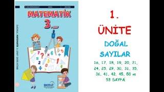 3  SINIF MATEMATİK DERS KİTABI EKOYAY YAYINLARI 1  ÜNİTE DOĞAL SAYILAR KONUSU KONU DEĞERLENDİRME