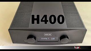 Hegel H400 High power streaming amplifier with Roon, app and Connect | The successor of H390.