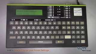 VnM4 SignMaker - How to Change your Printer Settings