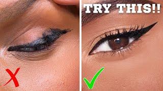 EASIEST Eyeliner Tutorial for Hooded Eyes