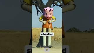 Squid Play Doll Turns into Pig #shortvideo