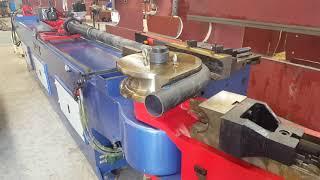 CNC steel pipe bending machine with hole punching | tube bending machine with pin punch
