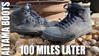 100 MILES LATER, THE ALTAMA OTB MARITIME ASSAULT BOOTS REVIEW