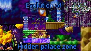 Evolution of hidden palace zone