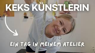 Mini VLOG: Ein Tag als Keks Künstlerin in meinem Atelier